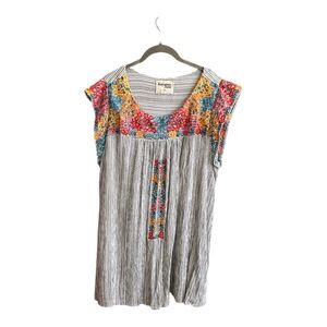 Savanna Jane 2X Embroidered Dress / Top can be worn either way!